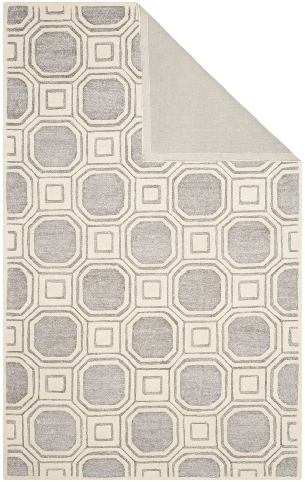 Safavieh Precious Elegant Hand-tufted Area Rug With Geometric Design For Cozy Home Decor And Style Silver 40% Polyester 40% Wool 20% Cotton Pre153g-210