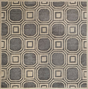 Safavieh Precious Elegant Hand-tufted Area Rug With Geometric Design For Cozy Home Decor And Style Silver 40% Polyester 40% Wool 20% Cotton Pre153g-210