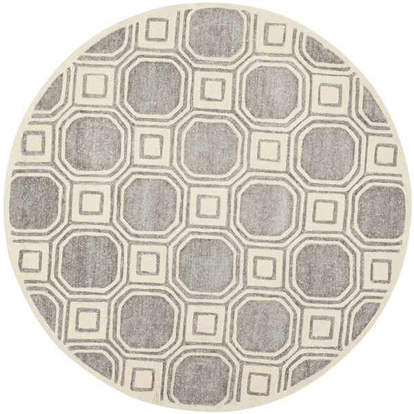 Safavieh Precious Luxurious Hand Tufted Runner Area Rug With Elegant Geometric Design For Timeless Style Silver 40% Polyester 40% Wool 20% Cotton Pre153g-6r