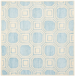 Safavieh Precious Elegant Hand-tufted Area Rug With Geometric Design For Cozy Home Decor And Style Mist Blue 40% Polyester 40% Wool 20% Cotton Pre153m-4