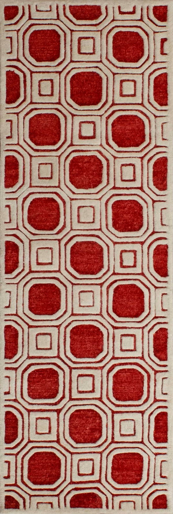 Safavieh Precious Elegant Hand-tufted Area Rug With Geometric Design For Cozy Home Decor And Style Rose 40% Polyester 40% Wool 20% Cotton Pre153r-4