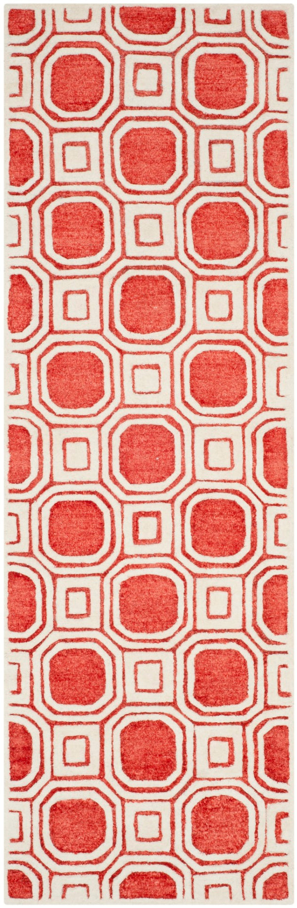 Safavieh Precious Elegant Hand-tufted Area Rug With Geometric Design For Cozy Home Decor And Style Rose 40% Polyester 40% Wool 20% Cotton Pre153r-4