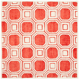 Safavieh Precious Elegant Hand-tufted Area Rug With Geometric Design For Cozy Home Decor And Style Rose 40% Polyester 40% Wool 20% Cotton Pre153r-4