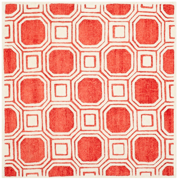 Safavieh Precious Elegant Hand-tufted Area Rug With Geometric Design For Cozy Home Decor And Style Rose 40% Polyester 40% Wool 20% Cotton Pre153r-4