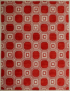 Safavieh Precious Elegant Hand-tufted Area Rug With Geometric Design For Cozy Home Decor And Style Rose 40% Polyester 40% Wool 20% Cotton Pre153r-4