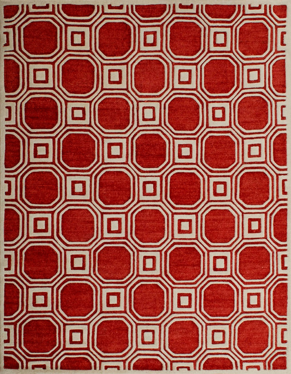 Safavieh Precious Elegant Hand-tufted Area Rug With Geometric Design For Cozy Home Decor And Style Rose 40% Polyester 40% Wool 20% Cotton Pre153r-4