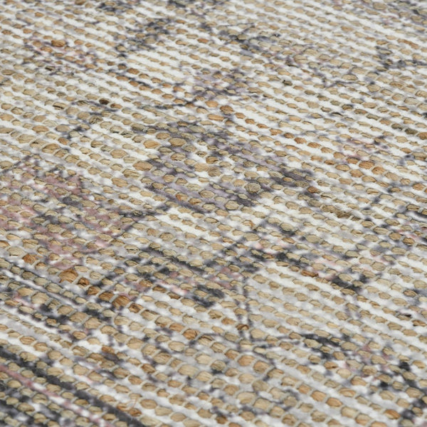 Amer Rugs Prairie Hand-woven Jute Blend Area Rug - Eco-friendly, Stylish Comfort For Any Home Space Dove Gray Polyester, Jute Pre63656