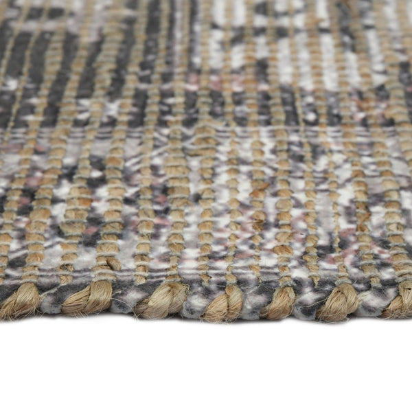 Amer Rugs Prairie Hand-woven Jute Blend Area Rug - Eco-friendly, Stylish Comfort For Any Home Space Dove Gray Polyester, Jute Pre63656