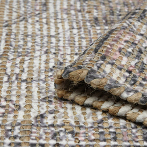 Amer Rugs Prairie Hand-woven Jute Blend Area Rug - Eco-friendly, Stylish Comfort For Any Home Space Dove Gray Polyester, Jute Pre63656