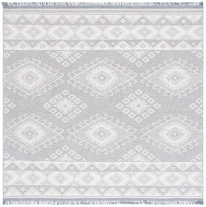 Safavieh Prairie 300e Taupe / Ivory Taupe ,Ivory 80% Cotton,20% Polyester Pri300e-7sq