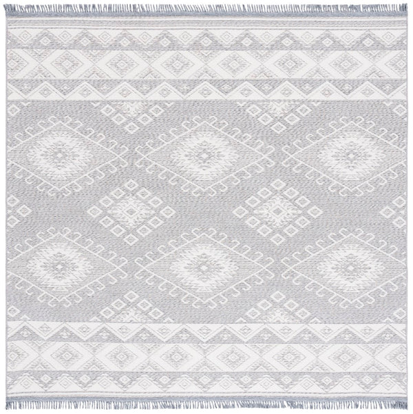 Safavieh Prairie 300e Taupe / Ivory Taupe ,Ivory 80% Cotton,20% Polyester Pri300e-7sq