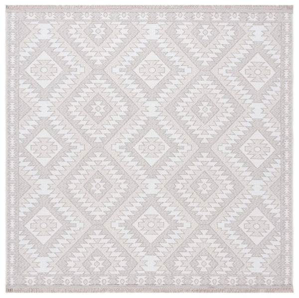 Safavieh Prairie 310b Beige / Ivory Beige ,Ivory 80% Cotton,20% Polyester Pri310b-7sq