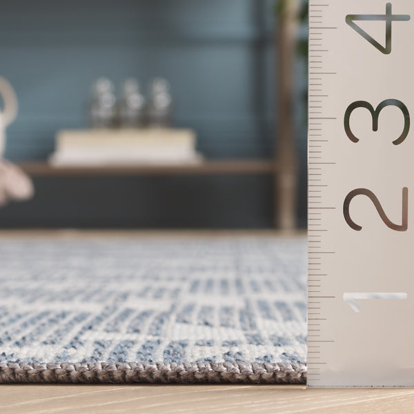 Safavieh Prairie 310m Blue / Grey Blue ,Grey 80% Cotton,20% Polyester Pri310m-4