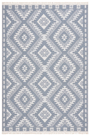 Safavieh Prairie 310m Blue / Grey Blue ,Grey 80% Cotton,20% Polyester Pri310m-4