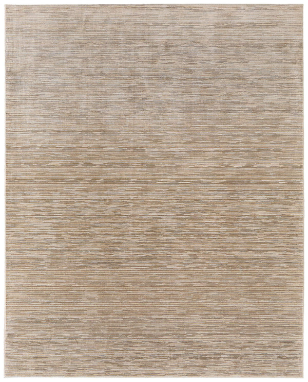 Feizy Rugs Priestley Machine Woven Flatweave Area Rug Neutral Tan Solid for Modern Living Spaces PRI39UCFBGE000E70