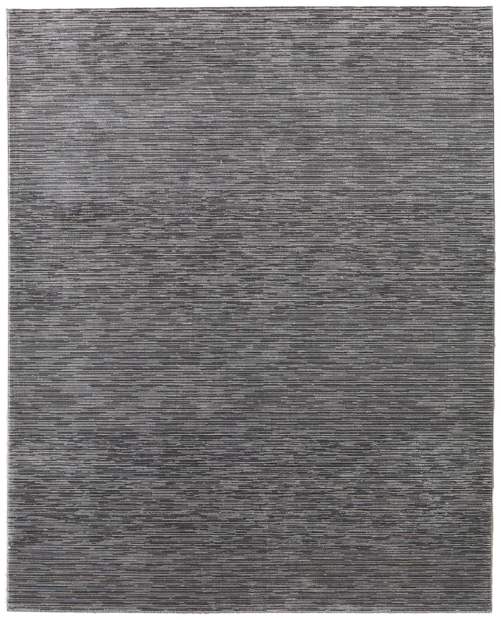Feizy Rugs Priestley Solid Gray Flatweave Area Rug Modern Striated Texture for Living Rooms PRI39UCFCHL000E70