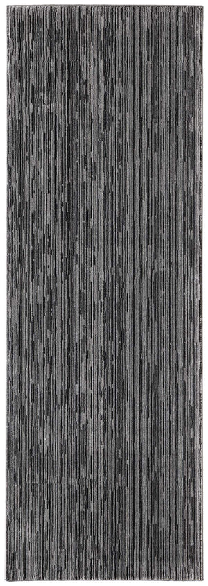 Feizy Rugs Priestley Gray Striated Runner Rug for Hallways Entryways and Bedside Modern Decor PRI39UCFCHL000I02