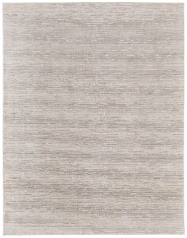 Feizy Rugs Priestley Ivory Striated Area Rug Modern Neutral Woven Texture for Living Room PRI39UCFIVY000E70