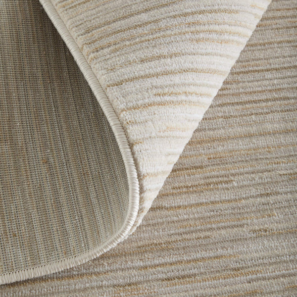 Feizy Rugs Priestley Ivory Striated Area Rug Modern Neutral Woven Texture for Living Room PRI39UCFIVY000E70
