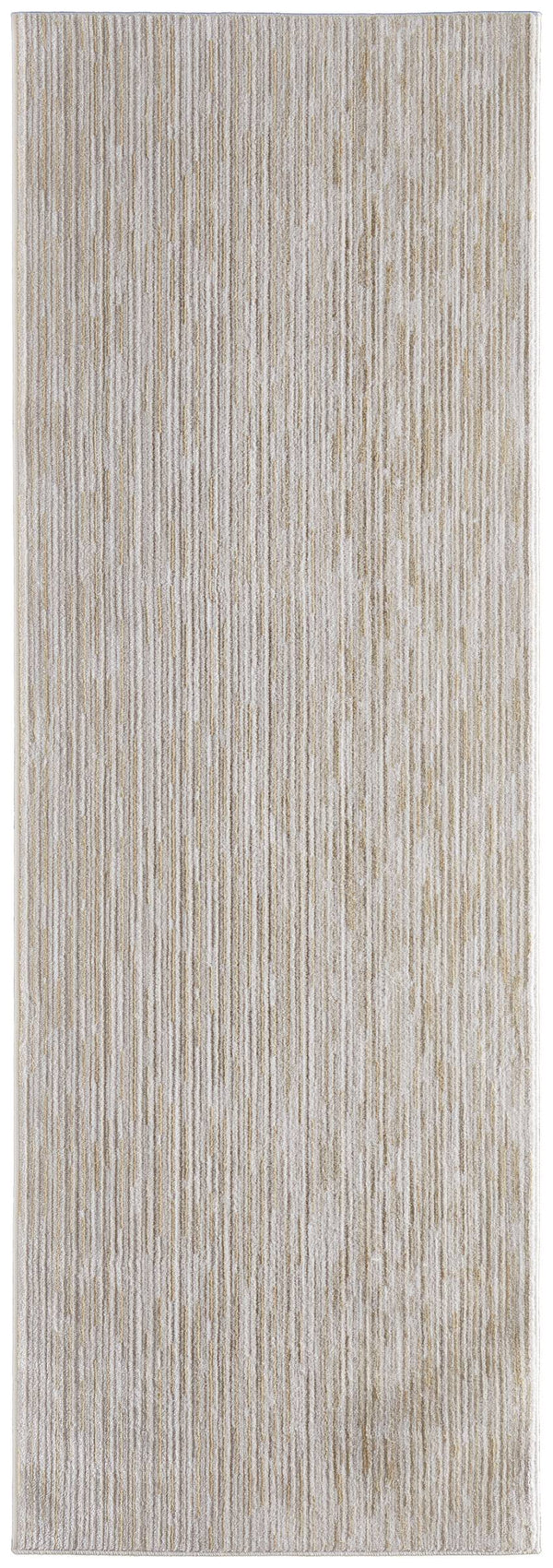 Feizy Rugs Priestley Ivory Striated Runner Rug for Hallways and Entryways with Soft Woven Texture PRI39UCFIVY000I02