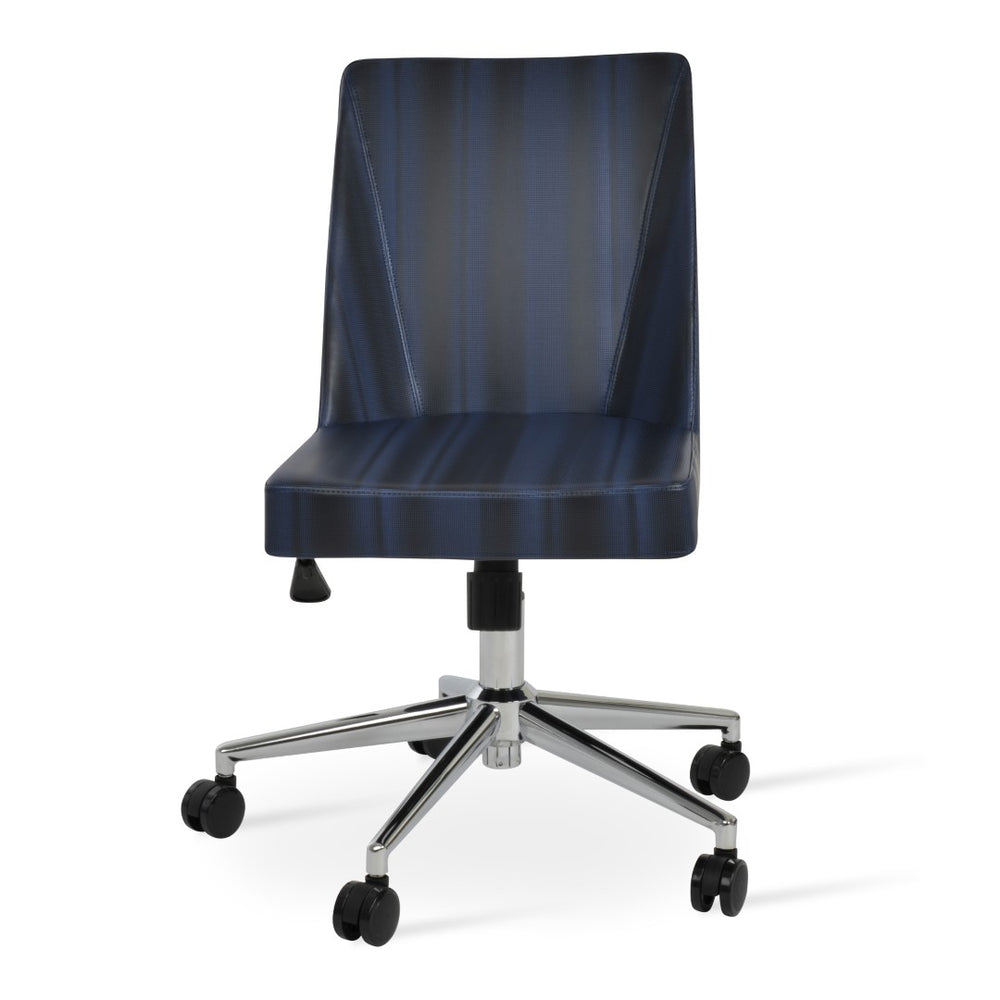 Soho Concept Prisma Office Chairs - Stylish Boucle, Velvet & Nubuck Fabrics With Chrome Base, 10-year Guarantee! Chrome  Soho-concept-dining-chair-12719