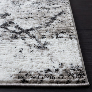 Safavieh Parker Modern Area Rug - Abstract Black, Grey & Ivory Design, 5'3" X 7'6", Luxurious & Durable Black ,Grey Ivory 60% Polyester,40% Jute Prk102z-5