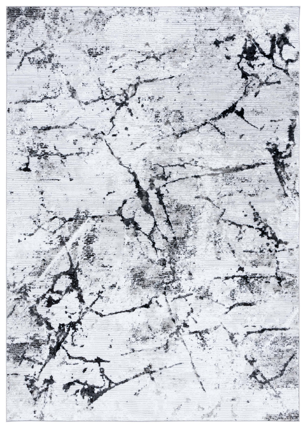 Safavieh Parker Modern Area Rug - Abstract Black, Grey & Ivory Design, 5'3" X 7'6", Luxurious & Durable Black ,Grey Ivory 60% Polyester,40% Jute Prk102z-5