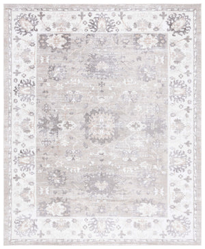 Safavieh Parker Elegant Taupe & Ivory Grey Area Rug - 7'9" X 9'6" - Soft, Durable, Modern Floral Design Taupe ,Ivory Grey 60% Polyester,40% Jute Prk104e-8
