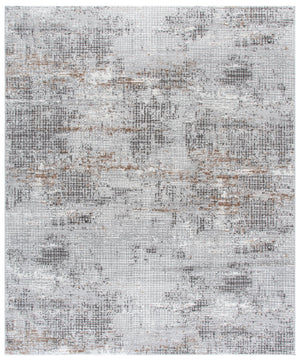 Safavieh Parker Contemporary 6X9 Rug In Grey Ivory-Gold — Turkish Power-Loomed, Polyester-Jute Blend, Low Pile PRK105F-6