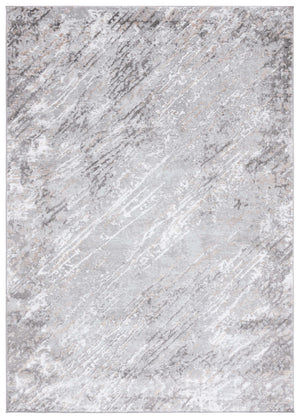 Safavieh Parker 6X9 Grey/Dark Grey Abstract Area Rug — Power-Loomed Turkey, 3/8" Pile, Durable Polyester-Jute Blend PRK106F-6