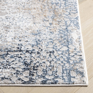 Safavieh Parker Modern Area Rug – Luxurious Blue And Taupe Design For Stylish Living Spaces And Comfort Blue ,Taupe 60% Polyester,40% Jute Prk116m-7sq
