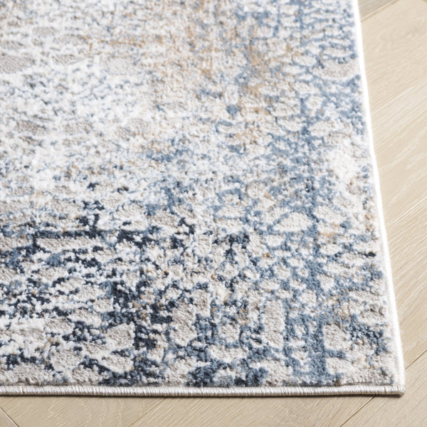 Safavieh Parker Modern Area Rug – Luxurious Blue And Taupe Design For Stylish Living Spaces And Comfort Blue ,Taupe 60% Polyester,40% Jute Prk116m-7sq