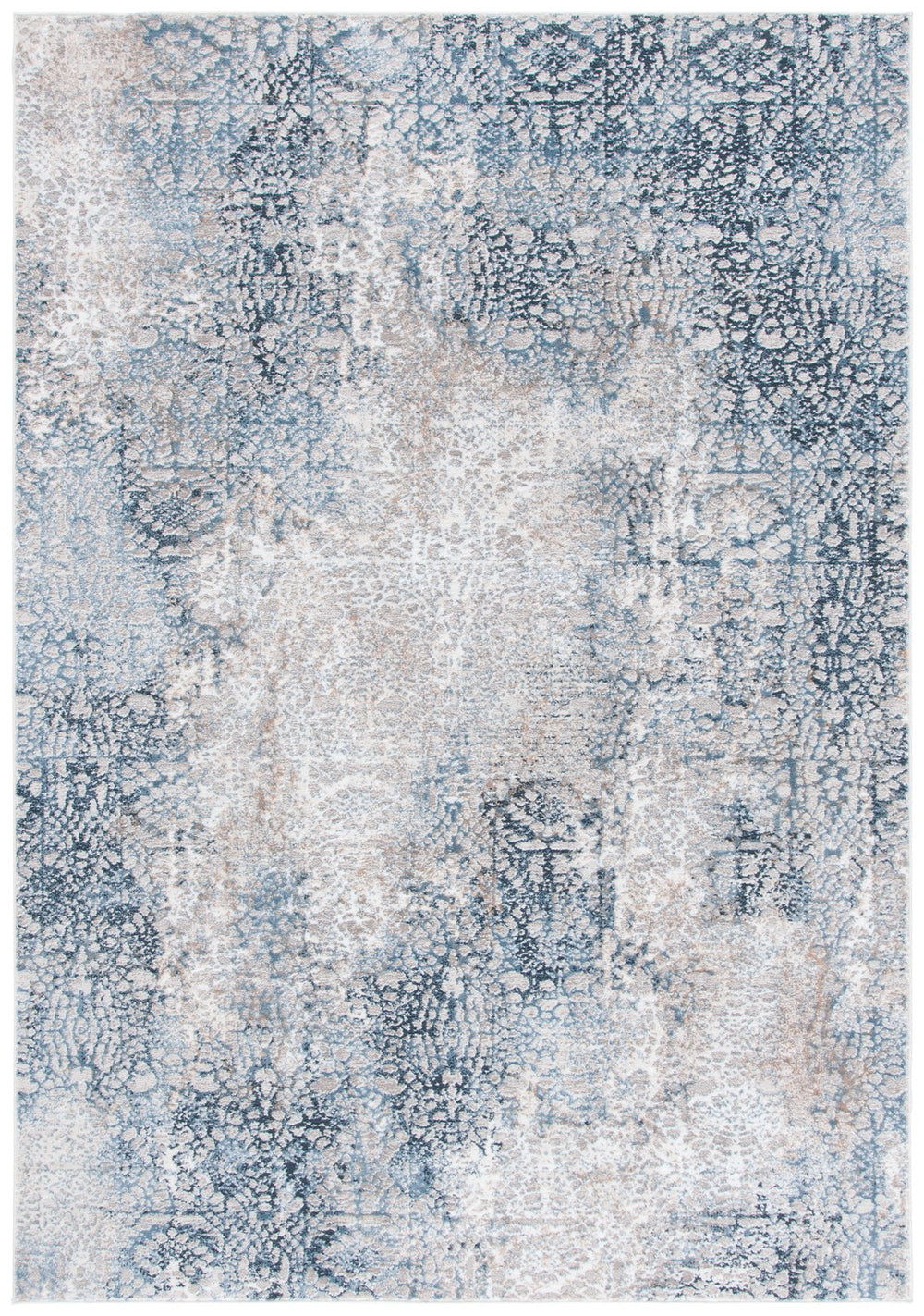 Safavieh Parker Modern Area Rug – Luxurious Blue And Taupe Design For Stylish Living Spaces And Comfort Blue ,Taupe 60% Polyester,40% Jute Prk116m-7sq