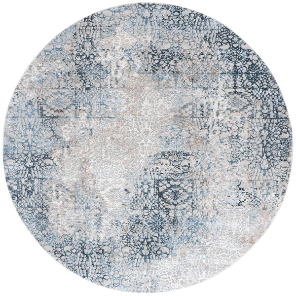 Safavieh Parker Modern Area Rug – Luxurious Blue And Taupe Design For Stylish Living Spaces And Comfort Blue ,Taupe 60% Polyester,40% Jute Prk116m-7sq
