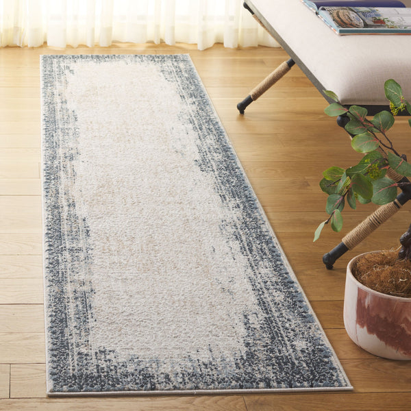 Safavieh Parker Exquisite 8' X 10' Area Rug - Modern Design With Durable Craftsmanship For Stylish Spaces Taupe ,Blue 60% Polyester,40% Jute Prk117e-7sq