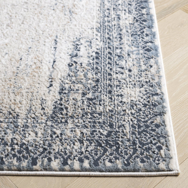 Safavieh Parker Exquisite 8' X 10' Area Rug - Modern Design With Durable Craftsmanship For Stylish Spaces Taupe ,Blue 60% Polyester,40% Jute Prk117e-7sq