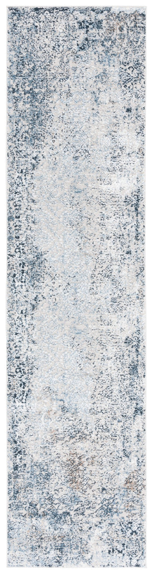 Safavieh Parker Elegant Turkish Area Rug With Modern Design - Luxurious Blue And Taupe For Any Room Decor Blue ,Taupe 60% Polyester,40% Jute Prk118m-9