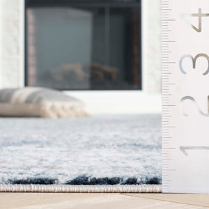 Safavieh Parker Elegant Turkish Area Rug With Modern Design - Luxurious Blue And Taupe For Any Room Decor Blue ,Taupe 60% Polyester,40% Jute Prk118m-9