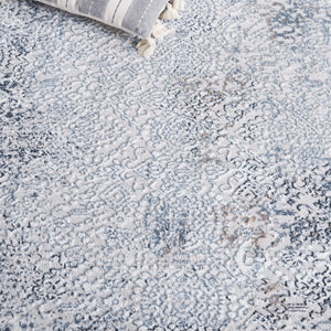 Safavieh Parker Elegant Turkish Area Rug With Modern Design - Luxurious Blue And Taupe For Any Room Decor Blue ,Taupe 60% Polyester,40% Jute Prk118m-9