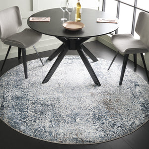 Safavieh Parker Elegant Turkish Area Rug With Modern Design - Luxurious Blue And Taupe For Any Room Decor Blue ,Taupe 60% Polyester,40% Jute Prk118m-9