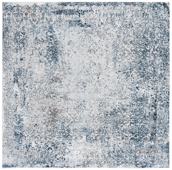 Safavieh Parker Elegant Turkish Area Rug With Modern Design - Luxurious Blue And Taupe For Any Room Decor Blue ,Taupe 60% Polyester,40% Jute Prk118m-9