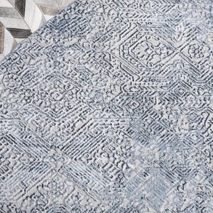 Safavieh Parker Modern Elegance Area Rug - Luxurious Turkish Design With Soft Texture For High-traffic Spaces Blue ,Taupe 60% Polyester,40% Jute Prk119m-8