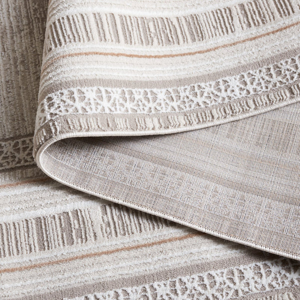 Safavieh Parker Elegant Power-loomed Area Rug In Sophisticated Taupe And Grey With Luxurious Comfort Feel Taupe ,Grey Gold 60% Polyester,40% Jute Prk120e-28