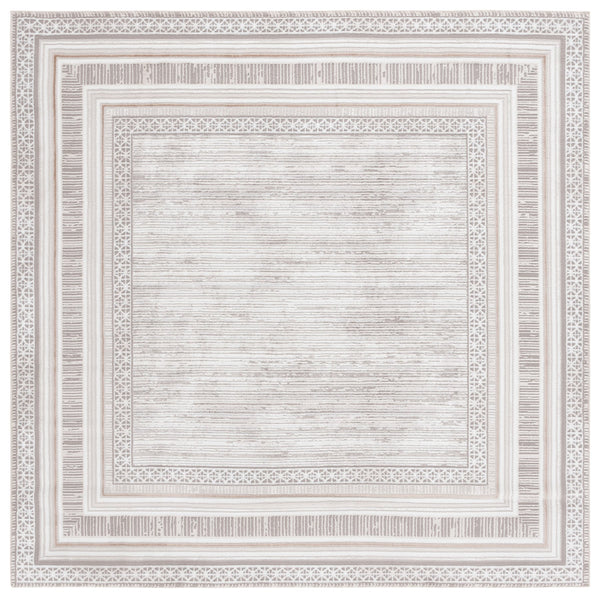 Safavieh Parker Elegant Power-loomed Area Rug In Sophisticated Taupe And Grey With Luxurious Comfort Feel Taupe ,Grey Gold 60% Polyester,40% Jute Prk120e-28