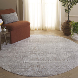 Safavieh Parker Exquisite Power-loomed Area Rug In Luxurious Taupe And Grey, Perfect For Modern Spaces Taupe ,Grey Ivory 60% Polyester,40% Jute Prk132e-5