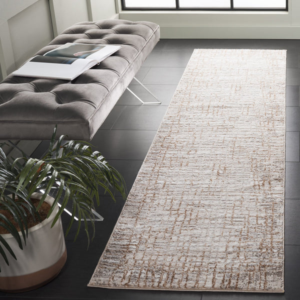 Safavieh Parker Exquisite Area Rug In Elegant Taupe And Beige Gold - Modern Luxury For Your Home Décor Taupe ,Beige Gold 60% Polyester,40% Jute Prk134e-5