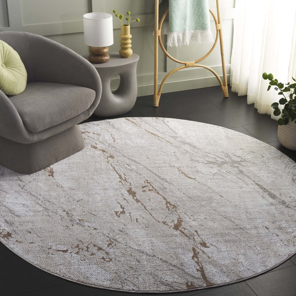 Safavieh Parker Elegant Area Rug In Luxurious Taupe And Grey Gold - Modern Style, Durable Craftsmanship Taupe ,Grey Gold 60% Polyester,40% Jute Prk136e-7r