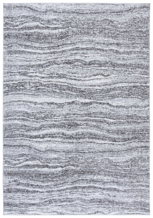 Safavieh Parker Medium 5'3" X 7'6" Grey Ivory Abstract Rug — Low Profile, Power-Loomed Turkey, Durable Jute Blend PRK156F-5