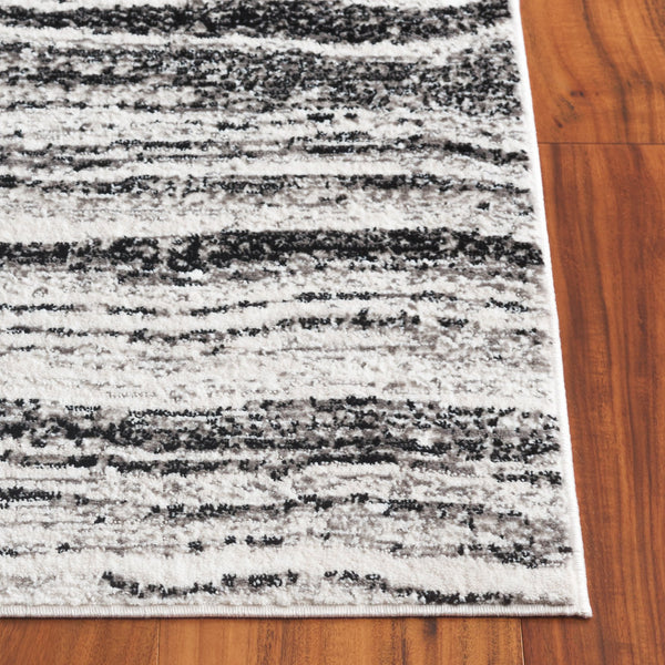Safavieh Parker Ivory Beige-Black 6X9 Area Rug — Low-Profile 3/8" Jute-Poly Blend, Modern Minimalist Floor Decor PRK156Z-6