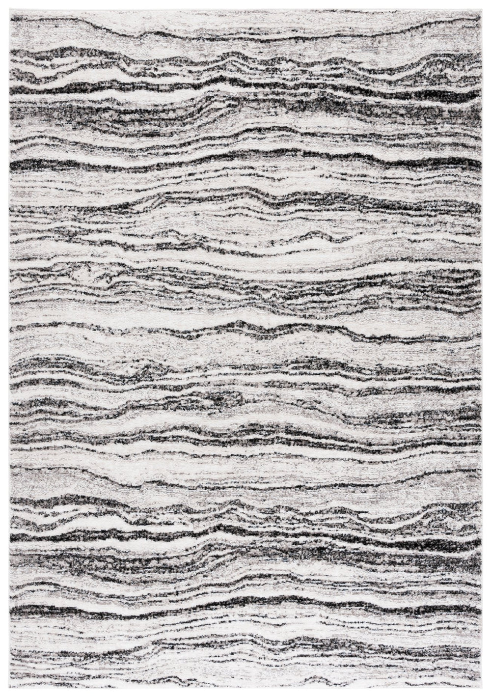 Safavieh Parker Medium Rectangle Area Rug - Luxurious Ivory, Beige & Black Design For Modern Interiors Ivory ,Beige Black 60% Polyester,40% Jute Prk156z-5